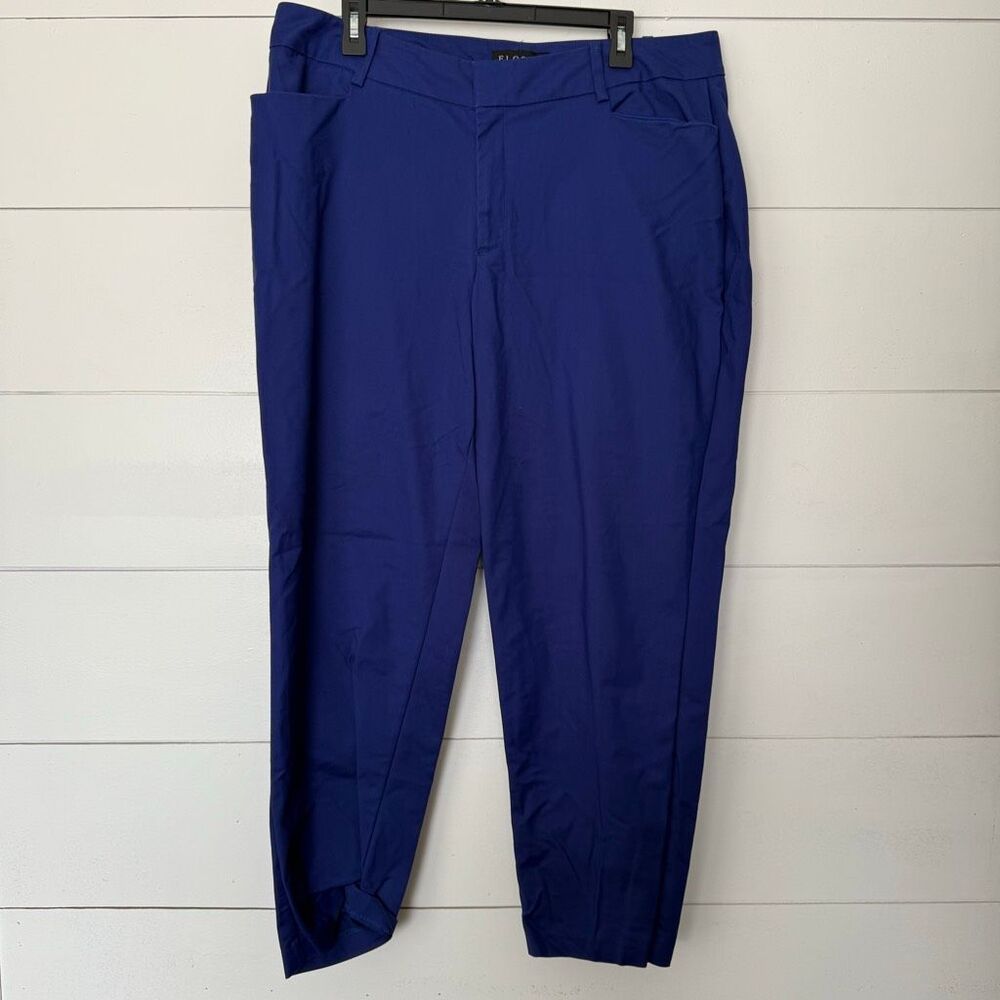 Eloquii Women’s 16 Royal Blue Pants Office Core Career
